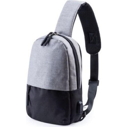 Rucksack for Tablet with USB Output Grey 146218
