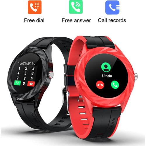 Men & women square smart waterproof sports phone watch heart rate meter pedometer blood pressure Bluetooth Android bracelet