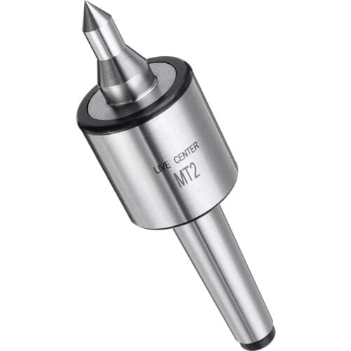 MT2 0.001 5000rpm Max Steel Lathe Live Center Taper Tool Triple Bearing CNC Live Revolving Milling Center Taper Machine