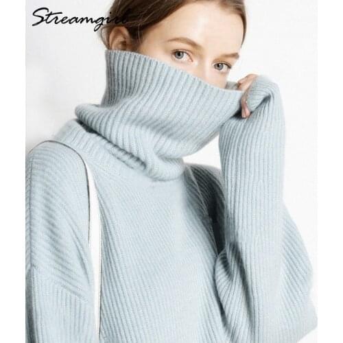Women Knitted Sweater 2021 White Thick Winter Sweater Womens Jumper Pulls Warm Autumn Knit Solid Women Sweaters And Pullovers