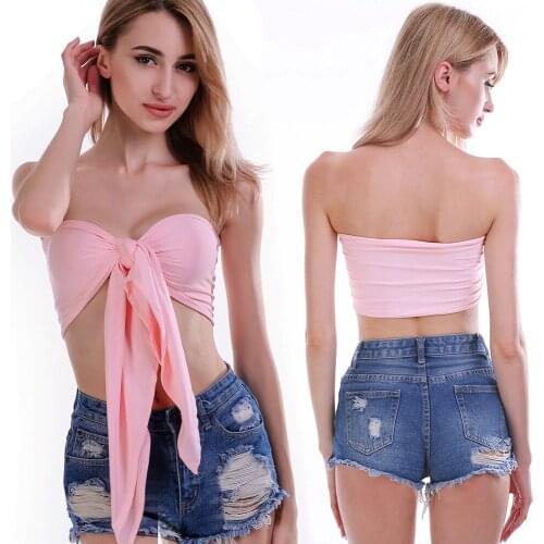 Women Strappy Cross Over Front Cut Out Halter Neck Sleeveless Backless Crop Top Bandage Vest Summer Sexy Tops Woman Clothes