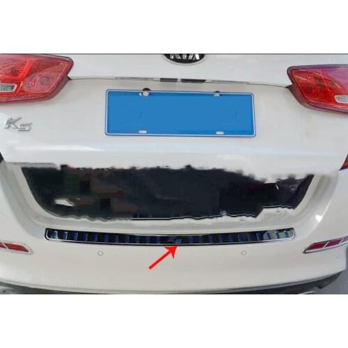 2020 KIA K5 trunk Rear Fender Sills retrofitted with special decorative accessories
