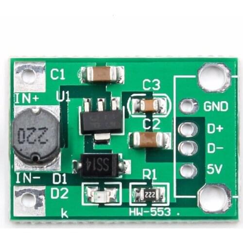 600mA DC-DC Mini Step Up Power Module 1-5V To 5V Step-up Boost Converter