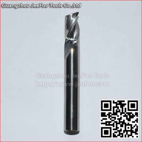 8mm Aluminum Cutting Tool Bits,Solid Carbide One Flute Spiral Engraving Tools Milling Cutters