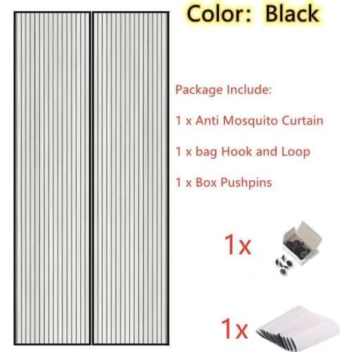 80 x 210cm Premium Magnetic Screen Premium Summer Anti Mosquito Insect Fly Bug Curtains Automatic Closing Door Screens Mesh Net