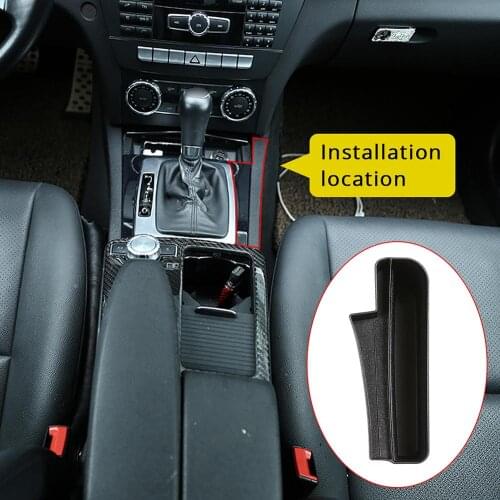 ABS 1pcs for Mercedes Benz C Class W204 2008-2014 Car Plastic Central Console Storage Box Phone Holder Accessories
