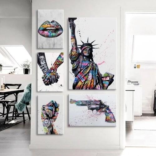 Abstract Role-Playing Animal,Orangutan Mural Holding A Drawing Board, Painting, Home Decoration, Home Poster