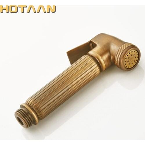 Antique Brass Bidet Faucet bathroom bidet toilet faucet mixer hygienic shower clean muslim shower portable bidet gun sprayer