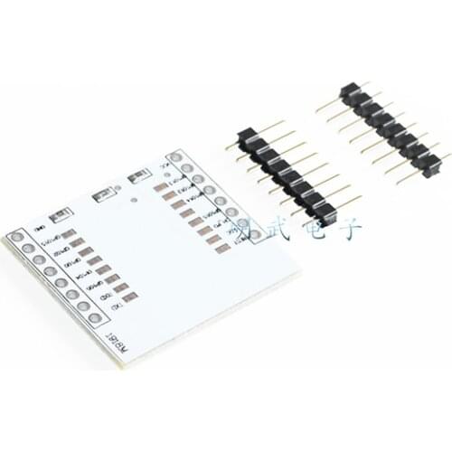 Free Shipping 10PCS/LOT ESP8266 serial WIFI module adapter plate Applies to ESP-07, ESP-08, ESP-12E