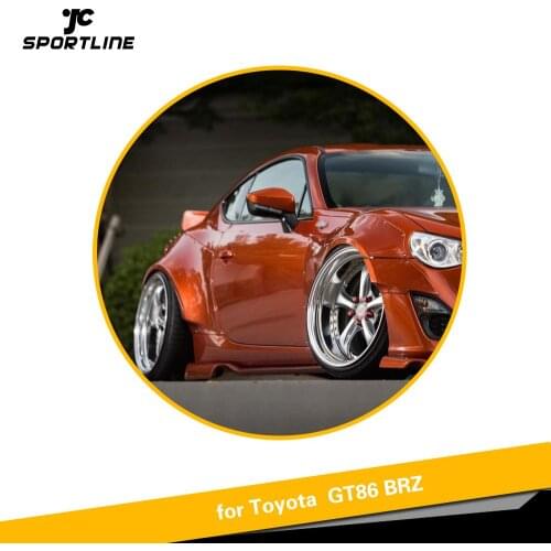 Carbon Fiber Side Skirts Car Body Kit Side Extension Lip For Subaru BRZ Toyota FT86 GT86 2013 2014 2015 2016 2017