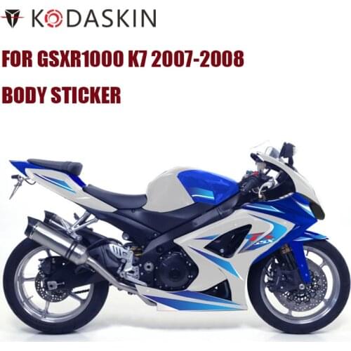 KODASKIN Motorcycle For SUZUKI GSXR1000 K7 2007-2008 2D Fairing Emblem Sticker Decal