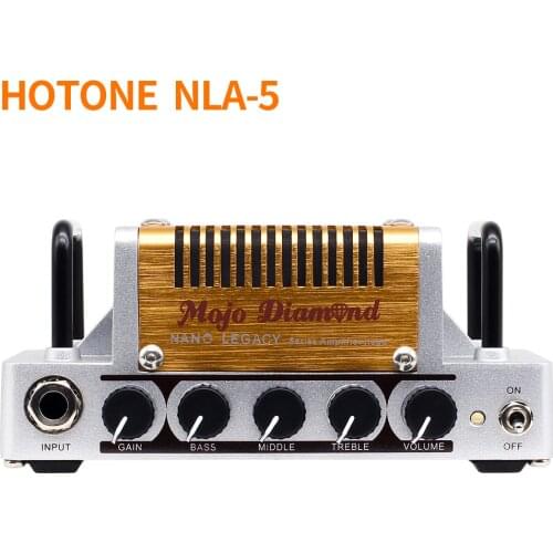 Hotone Nano Legacy Mojo Diamond Mini 5 Watt Compact Guitar Amp Head with 3 Band EQ NLA-5