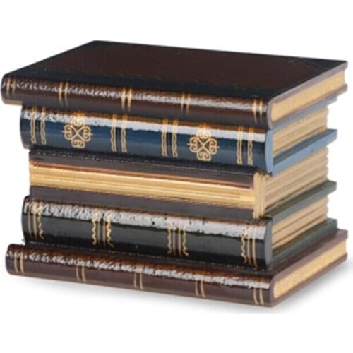 Creative Book Type Superimposed Three-Layer Jewelry Box Wooden Craft Vintage Desktop Jewelry Finishing Box Makeup Organizer Gift