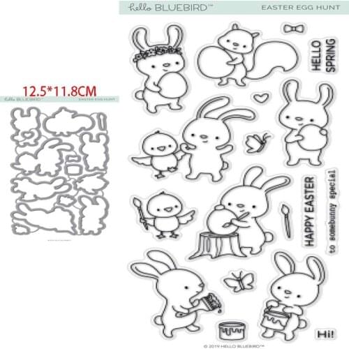 Sirius Play rabbit troqueles de corte de metal scrapbooking cutting dies and stamps DIY dies scrapbooking nouveau arrivage 2021