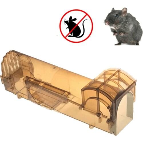 Reusable Mouse Trap Clear Plastic No Kill Rodents Catcher Mice Rat Live Trap