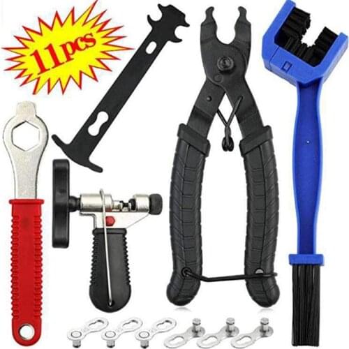 Bicycle Chain Removal Tool Repair Kit Mountain Bike Chain Cutter Chain Quick Release Magic Buckle Removal and Installation Tool