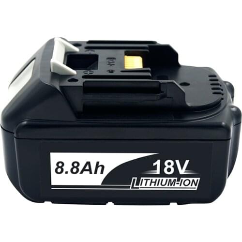 Newest 18V 8.8Ah Replacement Battery for Makita 18V Battery BL1860B BL1860 BL1850 BL1840B BL1840 BL1830 LXT-400 w/ LED Indicator