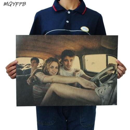 On The Way Kraft Paper Poster Home Room Bedroom Wall Decoration Painting Core 50.5x35cm