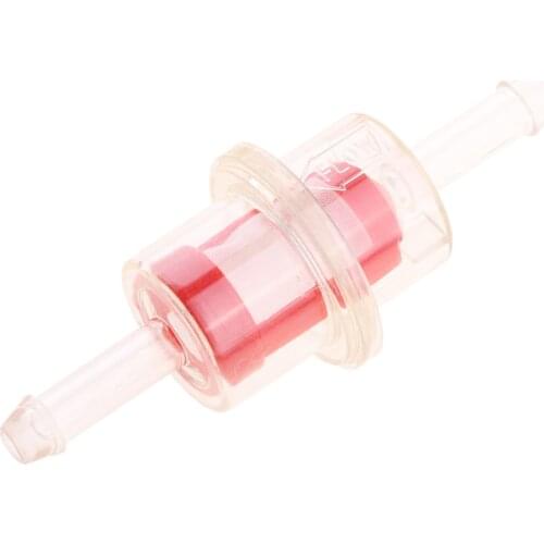 Plastic Motorcycle Petrol Inline Fuel Filter Element Engine Cleaning Parts