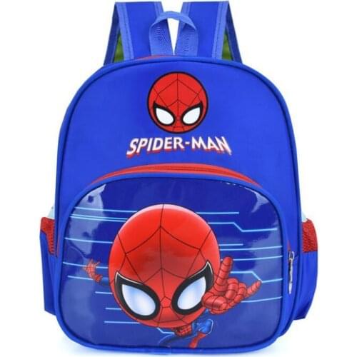 Disney Student Schoolbag Girls Bookbag Boys Spiderman Backpack Kids Princess Sofia School bags