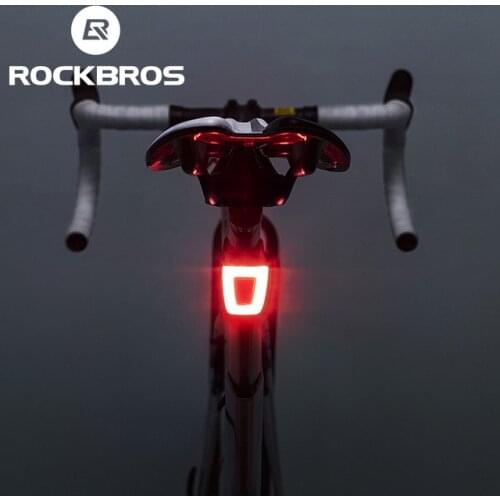 Cycling Light USB Rechargeable Helmet Taillight Lantern For Bicycle MTB Bike LED Waterproof Safety Night Riding Rear Lights