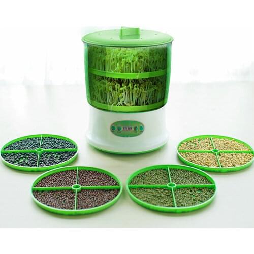 Intelligent Bean Sprouts Machine Grow Automatic Large Capacity Thermostat Green Seeds Growing Automatic Bean Sprout Machine 220V