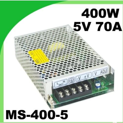 Universal AC input / Full range MS-400-5 switch mode power supply unit 5v 70a dc converter with led driver