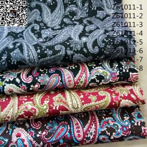 100 cotton printed cloth mens shirt cashew flower ethnic clothing shoes bag fabric diy personality stitching textile ingredient