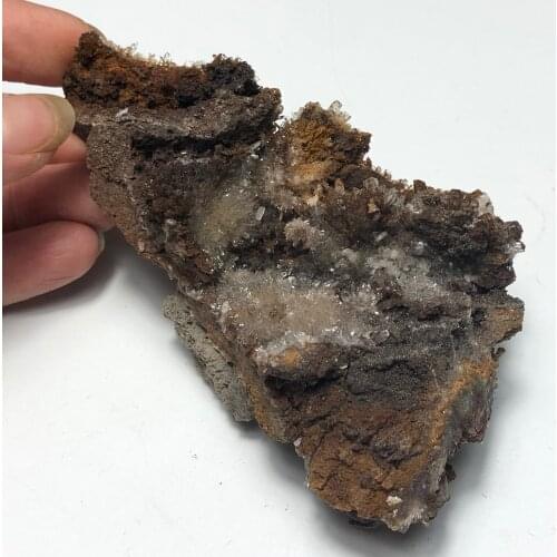 113.6gNatural fluorine aluminum gypsum mineral stone home decoration crystal geology teaching specimen collection jewelry