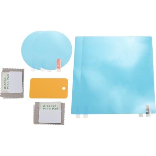 4Pcs Car Rearview Mirror Film Car Side Mirror Anti-Glare Film Nano Film Anti-Fog Rain Waterproof Membrane Protector Car Rearview