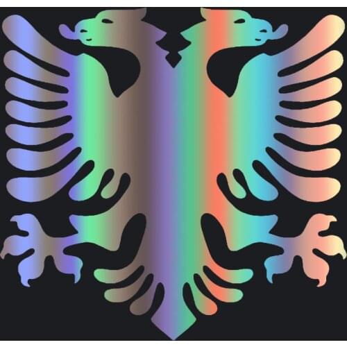 Albanian Flag Eagle Car Sticker Reflective Decal Waterproof Stickers on Car Rear Bumper Window Vinyl Die Cut