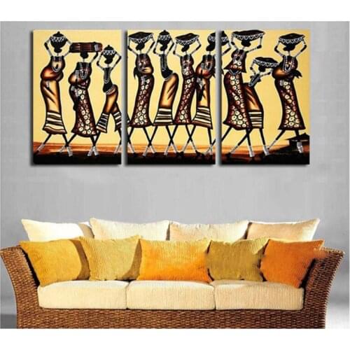 Full drill 5D Diy diamond embroidery African woman square round diamond painting Cross Stitch Mosaic paintings by numberZP-2515