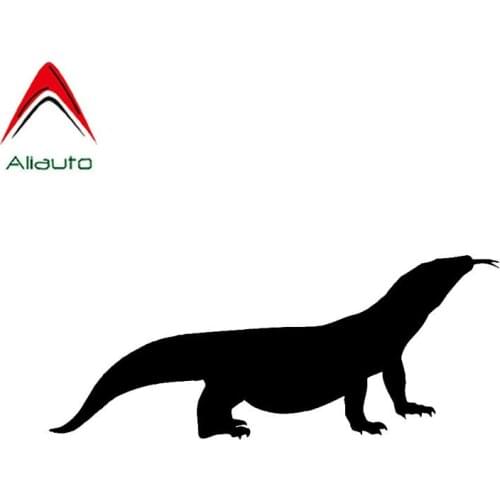 Aliauto Komodo Dragon Monitor Lizard Car Vinyl Decal Decor Modelling Stickers Accessories High Quality Decals,15cm*6cm