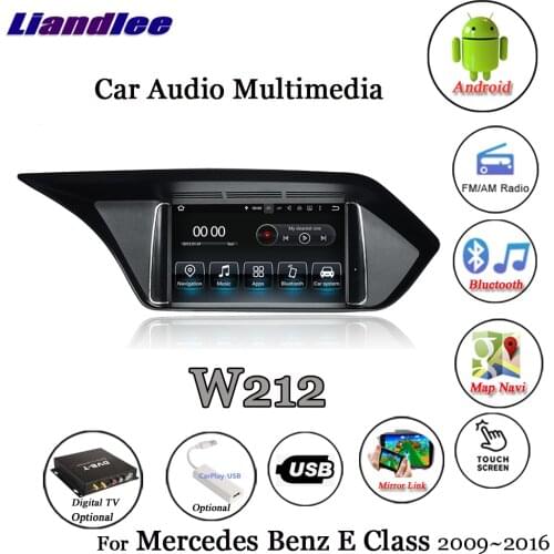 Car GPS Navigation Multimedia Player For Mercedes Benz E Class W212 S212 2009-2016 Android Screen Auto Carplay Radio Stereo