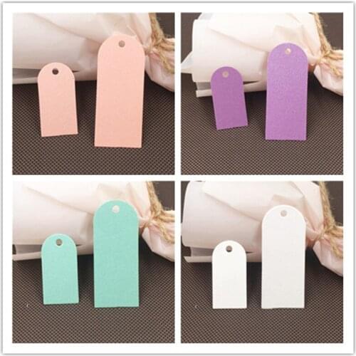 Colorful Paper 200Pcs/Lot Packing Hang Tags For Display Toy Garment Clothing Name Note Decoration Price Tag Accept Cudtomization