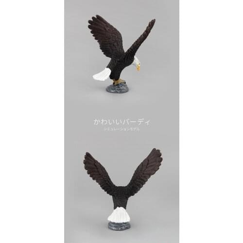 9.5CM Simulated Bald Eagle Owl Model Realistic Bird Figurines Action Figure Collection Gifts Toys For Kids