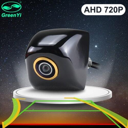 Greenyi AHD 1280*720P Upside Down Install Dynamic Trajectory Guide LinesCar Reverse Backup Camera For AHD Android DVD Monitor