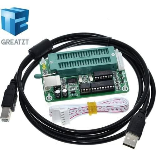 GREATZT 1SET PIC Microcontroller USB Automatic Programming Programmer K150 + ICSP Cable