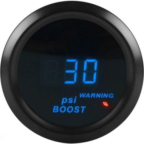 2 Inch 52mm 12V Multifunctional Vacuum LED PSI Boost Gauge Car Vehicle Accessories