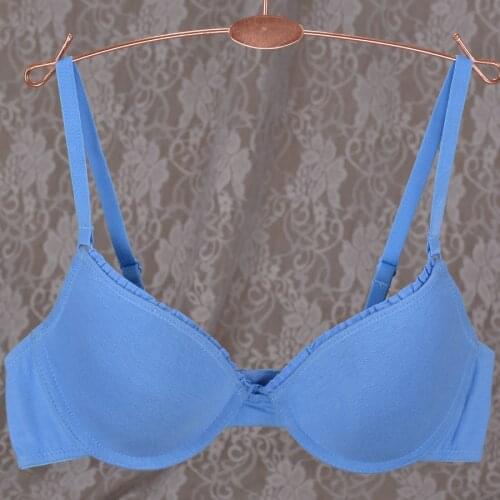 Fashion comfortable underwear thin cup pure cotton comfortable breathable shaping bra cover