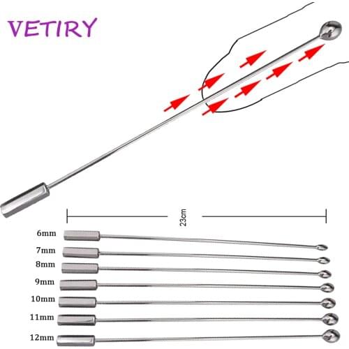 Male Urethral Dilator Sex Toys for Men Metal Urethral Catheter Masturbator Horse Eye Stimulation 7 Size Penis Plug Sounding