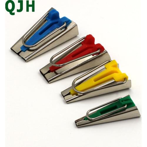 1Set of 4 Size Fabric Bias Tape Maker Tool Brand Sewing Accessories Bias Tape Sewing Quilting Binding Hemming Makers set