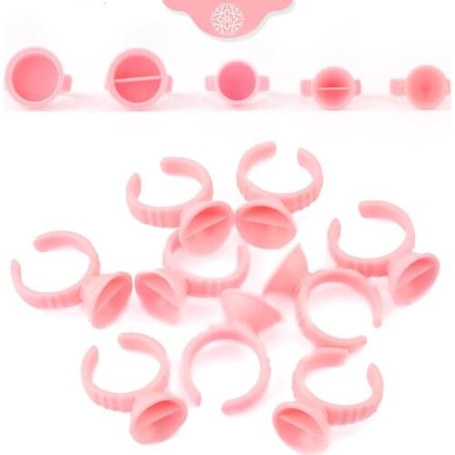 Disposable Eyelash Extension Glue Rings,Eyelash Extension Glue Holder Holder glue container Tattoo Pigment
