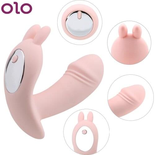OLO Vibrating Egg Wearable Panties Vibrator Waterproof Vagina Balls Remote Control Clitoris Stimulation Sex Toys for Women