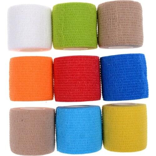 Waterproof Elastic Self Adhesive Medical Bandage Gauze Tape Nonwoven Cohesive First Aid Kit for Ankle Finger Muscle 4.5M*5cm