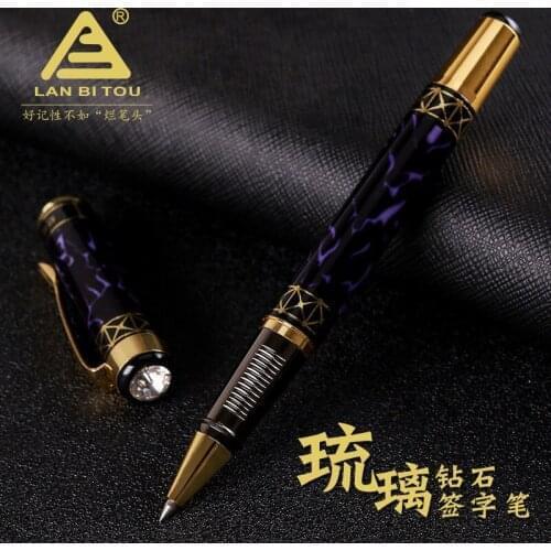High Quality Glazed Gel Pen Signature Pen With Black Refill