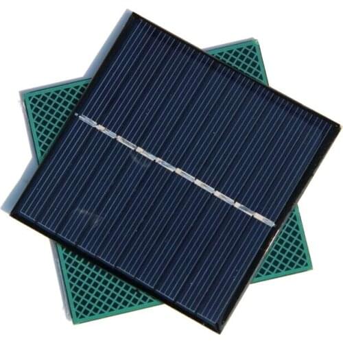 5V 0.8W Polycrystalline Solar Cell DIY Solar Panel Charger System For 3.7V Battery Education Kits 80*80MM Free Shipping