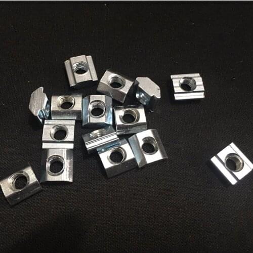 50pcs M3 M4 M5 M6 T Sliding Nut 2020 Serie Aluminum Accessories Profile Groove / Slot 6