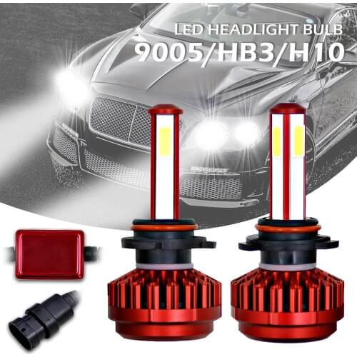 100W 9005 HB3 Car LED Haedlight Bulbs 12000LM 6000K High Low Beam Bulbs Automotive LED Headlamps For Cars SUV IP65 Waterproof