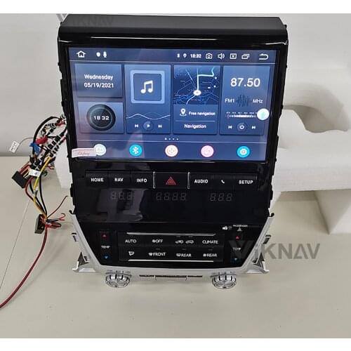 Car Multimedia Player for Toyota Land Cruiser LC200 2007-2021 Android Auto Car Radio GPS Navigation Video Player Vertical Screen